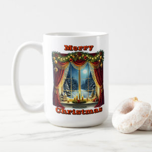 Mug Wonderland d'hiver Décoré pour les vacances