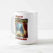 Mug Wonderland d'hiver Décoré pour les vacances (Devant gauche)