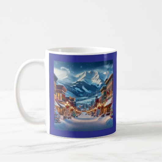 Mug Wonderland d'hiver en Crested Butte, Colorado (Gauche)