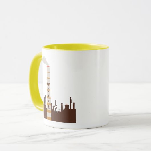 Mug Wonka Factory Silhouette (Devant gauche)