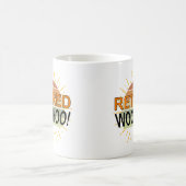 Mug Woo Hoo Retraité Sunburst Sunset Vintage Sunburst (Centre)