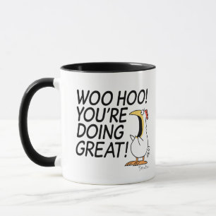 Mug WOO HOO ! TU FAIS BEAUCOUP ! Sandra Boynton