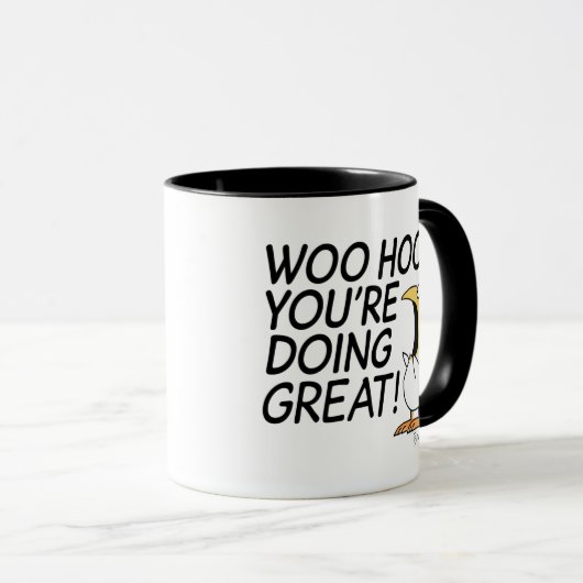 Mug WOO HOO ! TU FAIS BEAUCOUP ! Sandra Boynton (Devant droit)