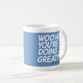 Mug WOO HOO ! TU FAIS BEAUCOUP ! Sandra Boynton (Devant droit)