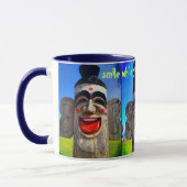 Mug Wood Totem Face Fun (Gauche)