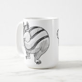 Mug Woodland Animal Art Pencil Cute Chipmunk (Devant gauche)