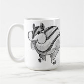 Mug Woodland Animal Art Pencil Cute Chipmunk (Gauche)