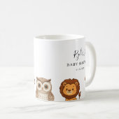 Mug Woodland Forest Animals Baby Shower (Devant droit)