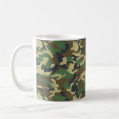 Mug Woodlands Camouflage Outdoorsman Cadeau (Gauche)
