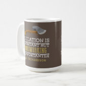 Mug Woodshop Teacher Funny Boutique cadeaux Classe (Devant gauche)