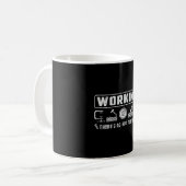 Mug Woodworker Carpenter Woodworking Wood Gift Idea (Devant gauche)