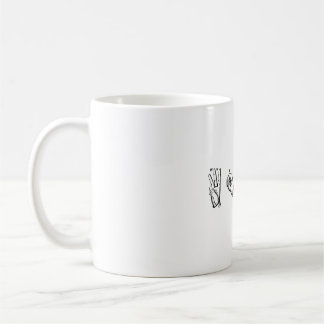 Mug WORD - ASL drôles mains épellation