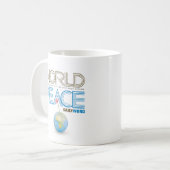 Mug WORD® QUOTIDIEN "paix du monde" (Devant gauche)