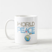 Mug WORD® QUOTIDIEN "paix du monde" (Gauche)