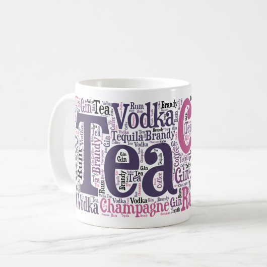 Mug WordArt (Devant gauche)