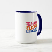 Mug Wordart Formation de futurs leaders (Devant droit)