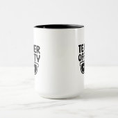 Mug Wordart Prof Hors Service (Centre)