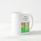 Mug Wordle pour maman (Devant droit)