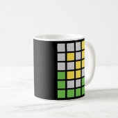 Mug Wordle Word Jeu cadeau (Devant droit)