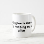 Mug Work From Home - Mouse Jiggler (Devant droit)