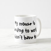 Mug Work From Home - Mouse Jiggler (Devant droit)
