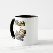 Mug Work Mode Minimal Effort Funny Sloth (Devant gauche)