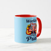 Mug Working Class Pride Strong Arms Design (Devant droit)