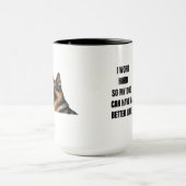 Mug Working Hard for My German Shepherd (Centre)