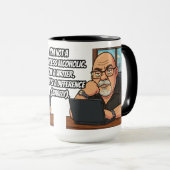 Mug Working Writer 15OZ conçu par Phil Elmore (Devant droit)