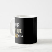 Mug Workou Wake Up Insrational And Motivational Gym Gi (Devant gauche)