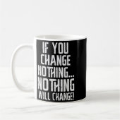 Mug Workout If You Change Nothing Gym Insrational Wome (Gauche)