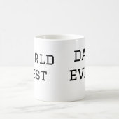 Mug World best dad ever fat ajouter nom texte sport te (Centre)