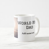 Mug World best dad ever fat ajouter nom texte sport te (Devant droit)