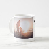 Mug World best dad ever fat ajouter nom texte sport te (Devant gauche)