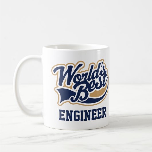 Mug World Best Engineer Gift (Gauche)