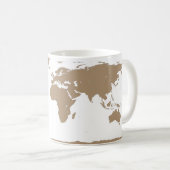 Mug World Map - Planning My Next Adventure - Custom (Devant droit)