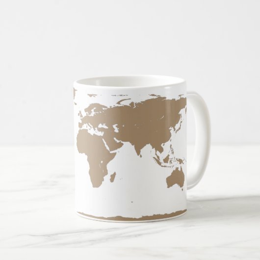 Mug World Map - Planning My Next Adventure - Custom (Devant droit)