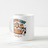 Mug World’s Best Dog Dad | Custom Father’s Day (Devant gauche)