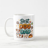 Mug World’s Best Dog Dad | Custom Father’s Day (Gauche)