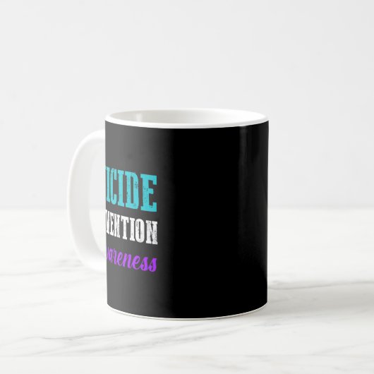 Mug World Suicide Prevention Day Suicide Awareness (Devant gauche)
