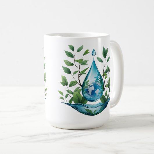 Mug World Water Day (Devant droit)