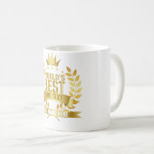 Mug World's Best Any Family Member Gold 5 Star (Devant droit)