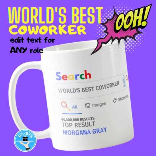 Mug WORLDS BEST COWORKER Funny Top Search Result