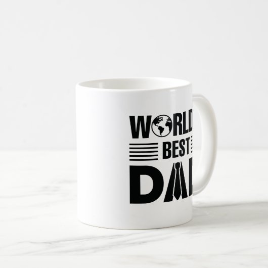 Mug World's Best Dad (Devant droit)