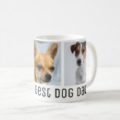 Mug World's Best Dog Dad, Custom Photo  (Devant droit)