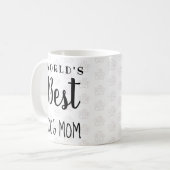 Mug World's Best Dog Mom (texte personnalisé, ajoutez  (Devant gauche)