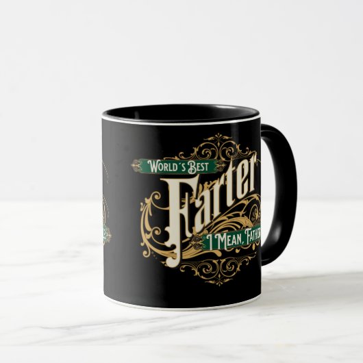 Mug World's Best Farter  - Father's Gift Idea (Devant droit)