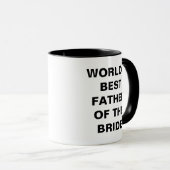 Mug World's Best Father Of The Bride (Devant droit)