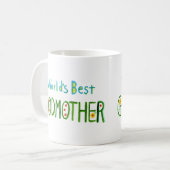 Mug World's Best Godmother Cute Fairytale style Gift  (Devant gauche)