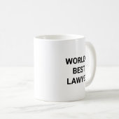 Mug Worlds Best Lawyer Funny Career Coworker Gift (Devant droit)